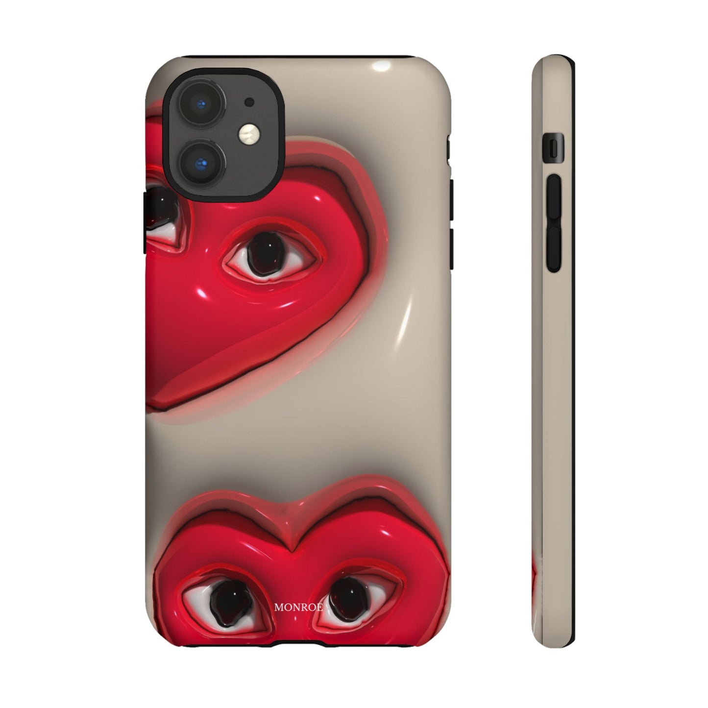 Red Heart Eyes Tough Case
