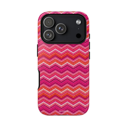 Pink Zigzag Tough Case