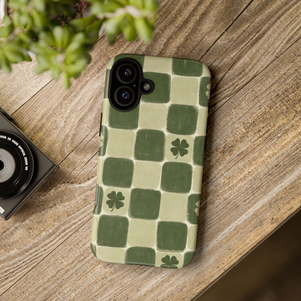 Clover Checker Tough Phone Case