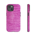 Purple Croc Phone Case