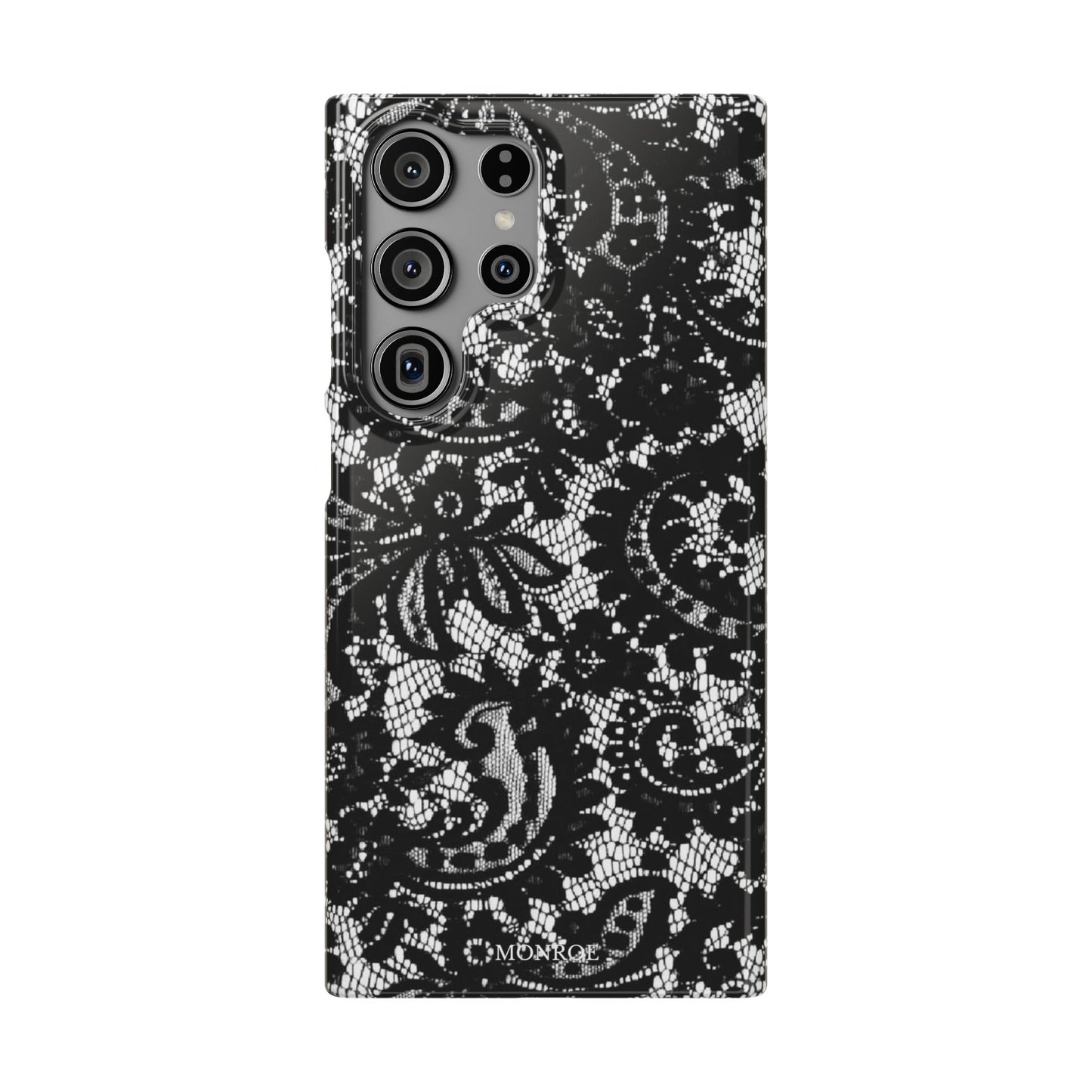 Black Lace Elegant Pattern Case