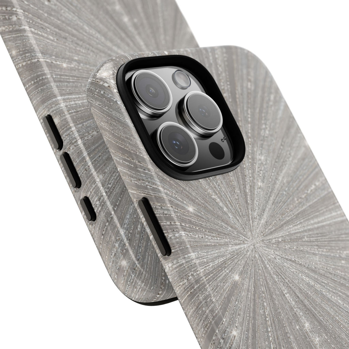 Sparkling Silver Burst Tough Case
