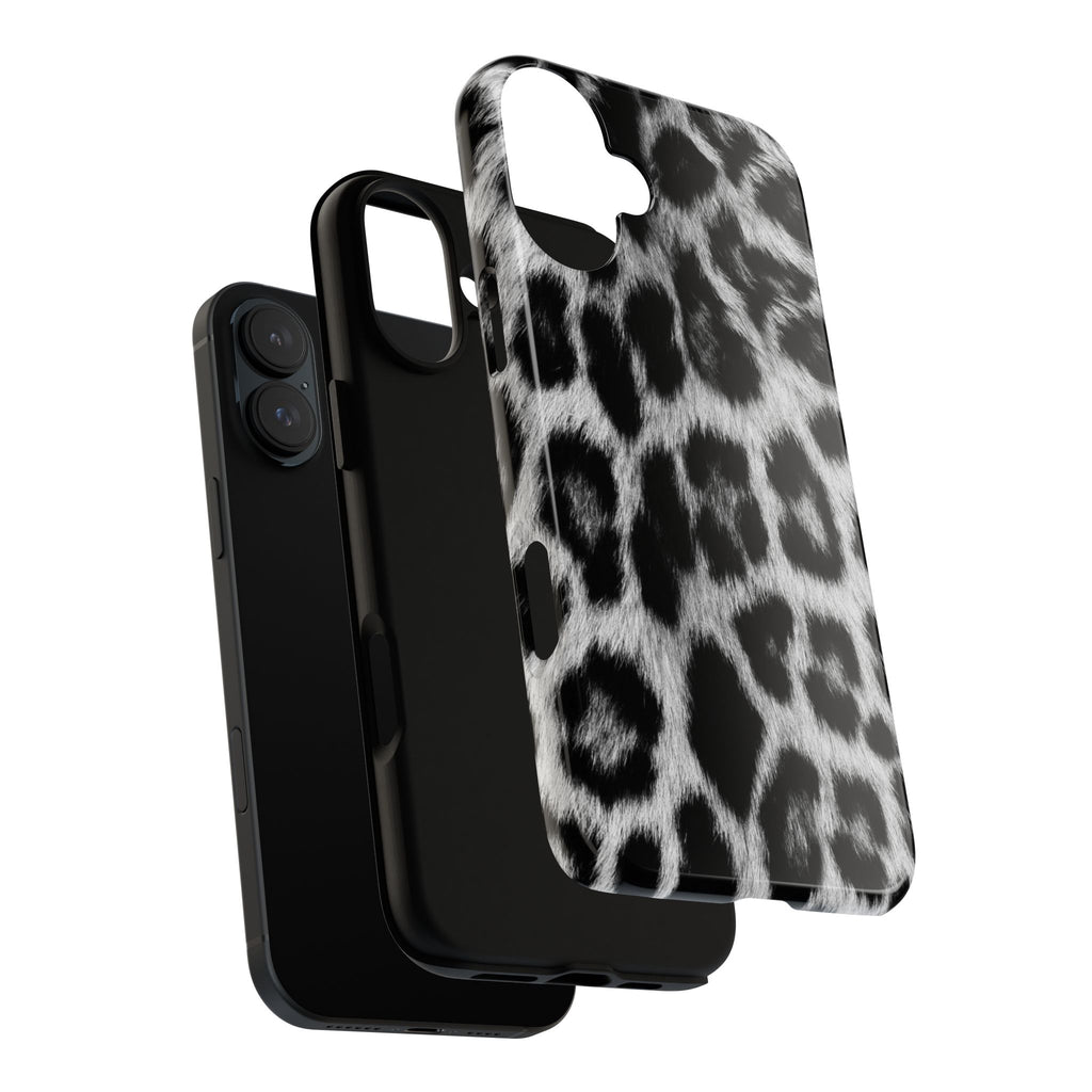 B&W Leopard Phone Case