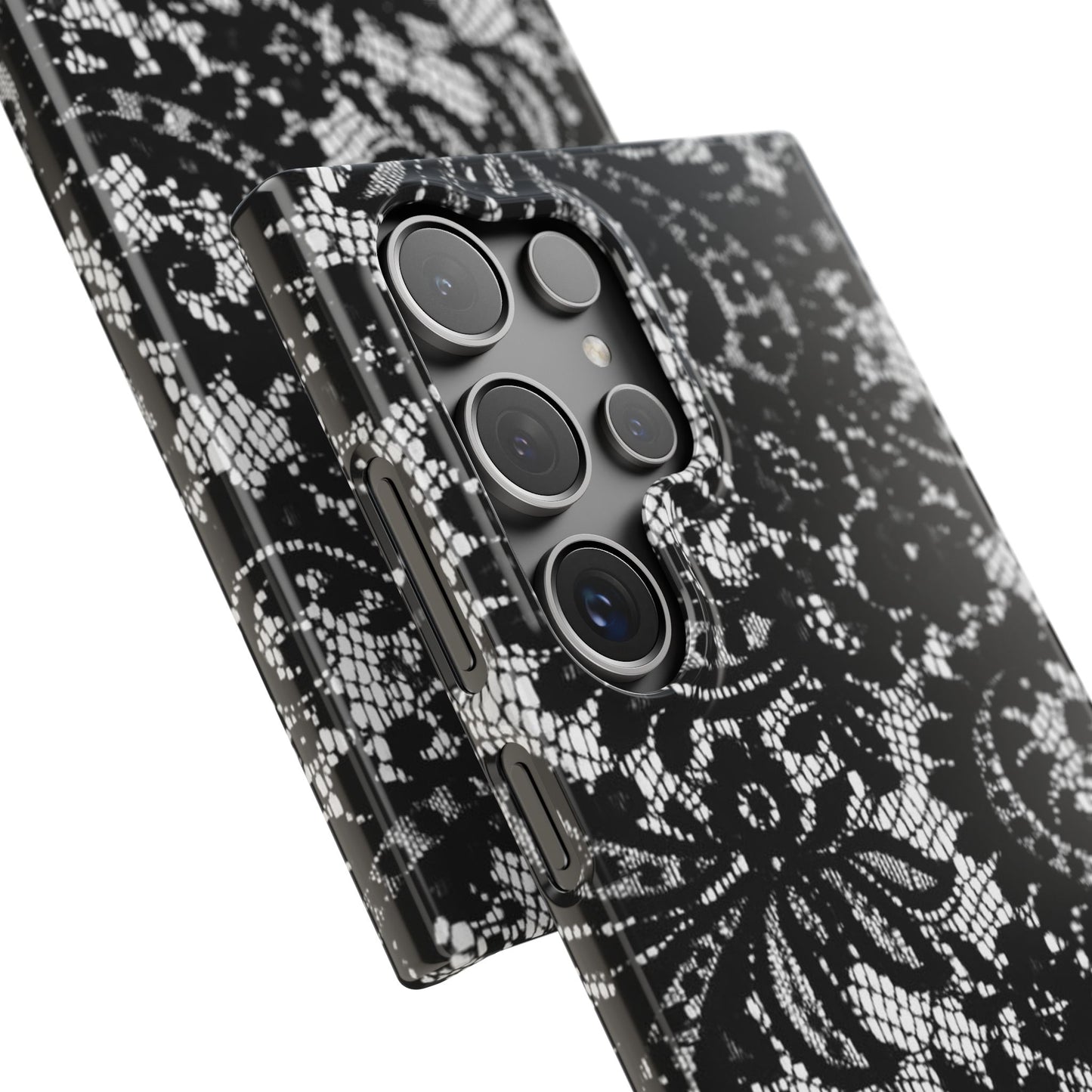 Black Lace Elegant Pattern Case