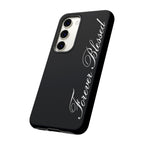 "Forever Blessed" Black Phone Cover