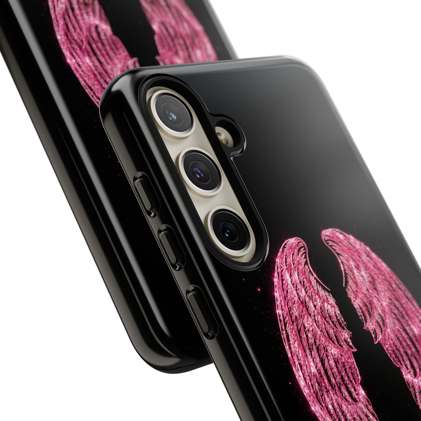 Pink Glitter Angel Tough Case