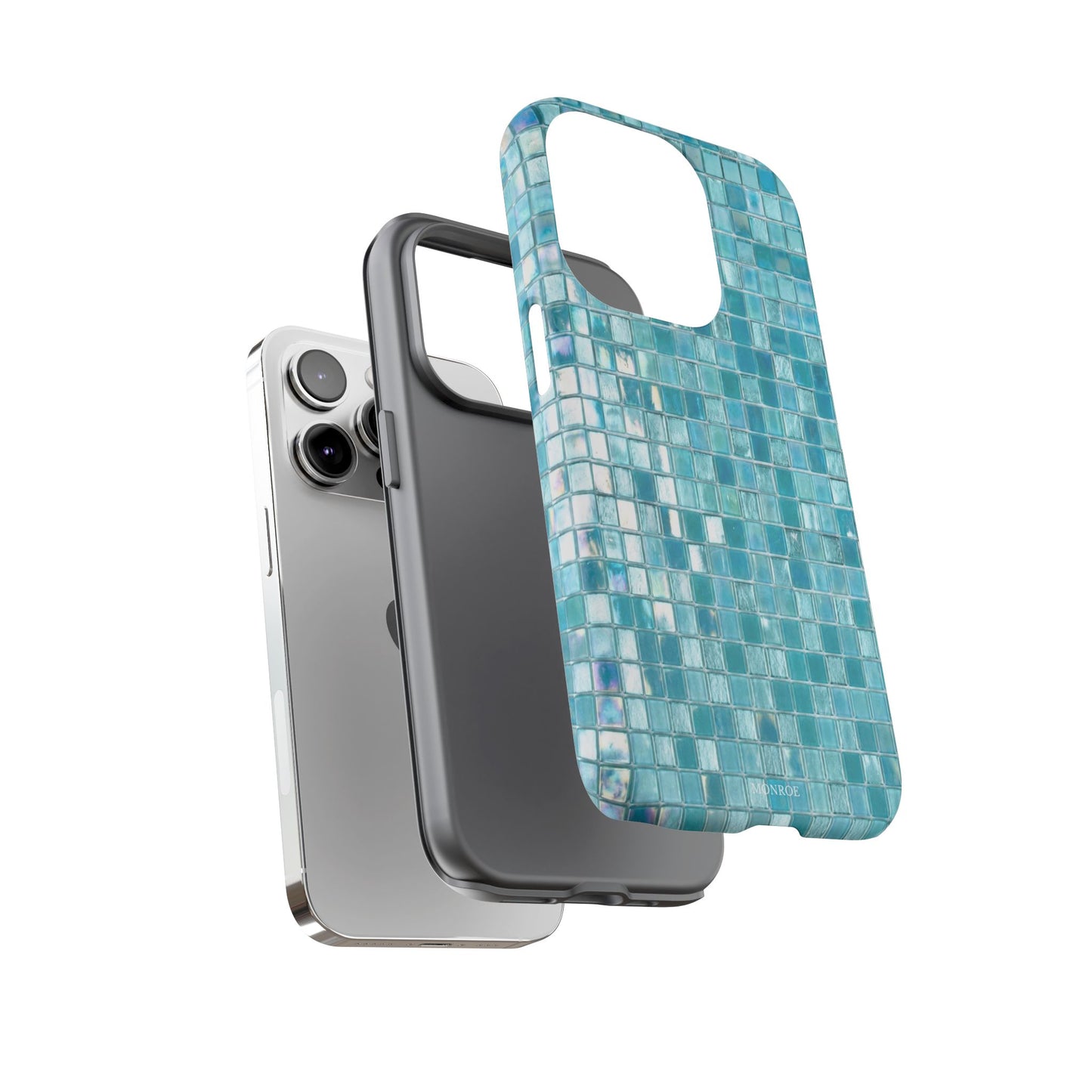 Hot Blue Mosaic Tile Tough Case