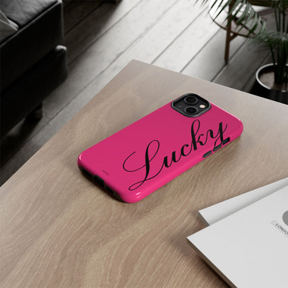 Hot Pink 'Lucky' Tough Case