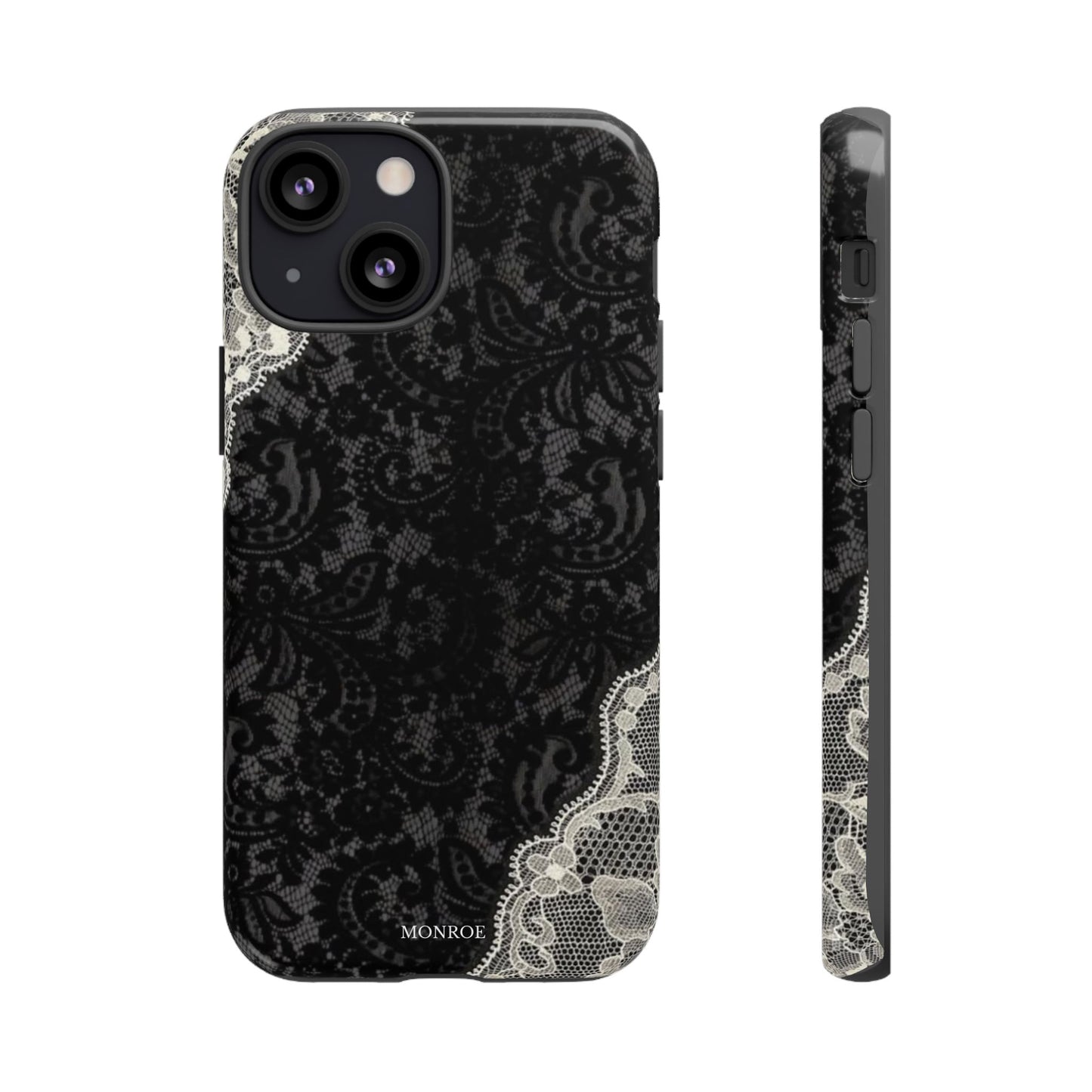 Black & White Edged Tough Case