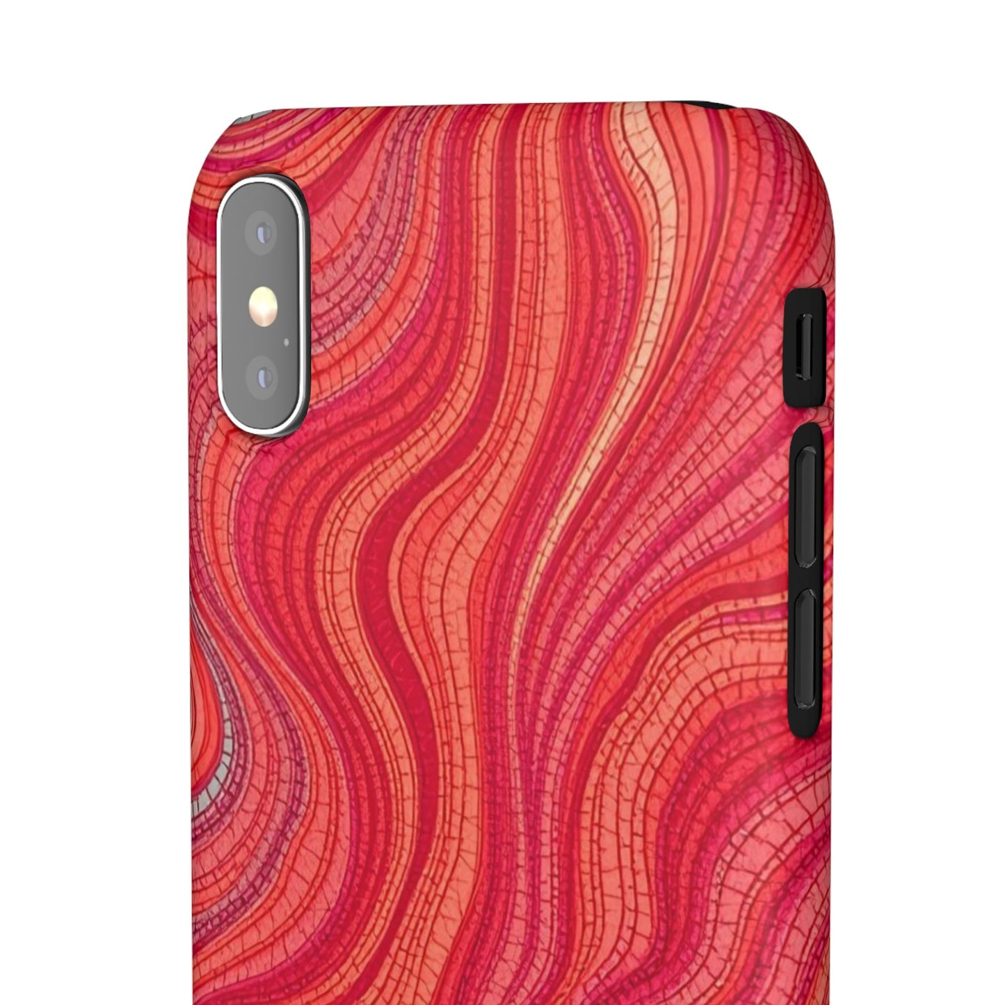 Retro Wavy Red Case