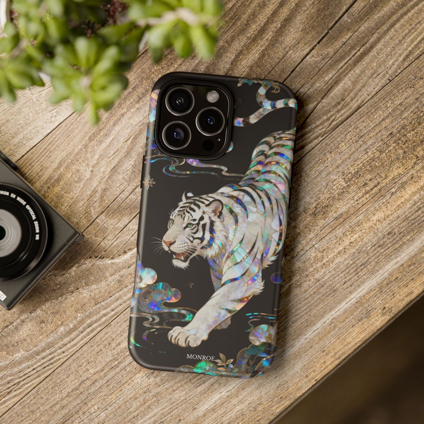Iridescent White Tiger Tough Case