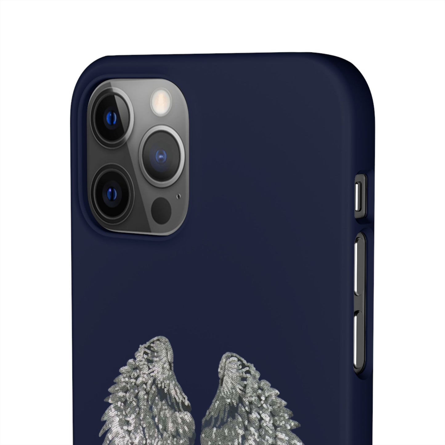 Navy Angel Wings Case