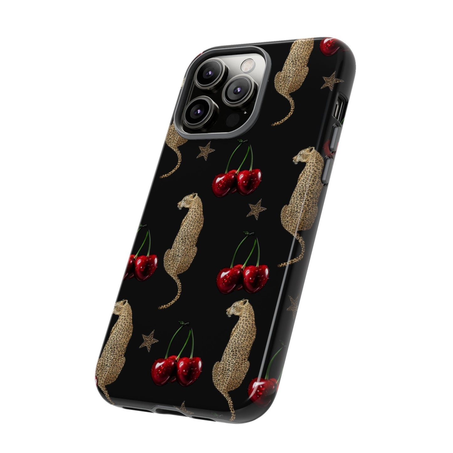 Leopard & Cherry Tough Case