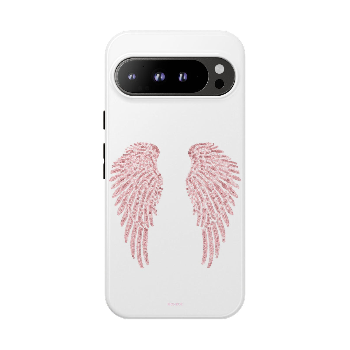 White & Pink Wings Tough Case