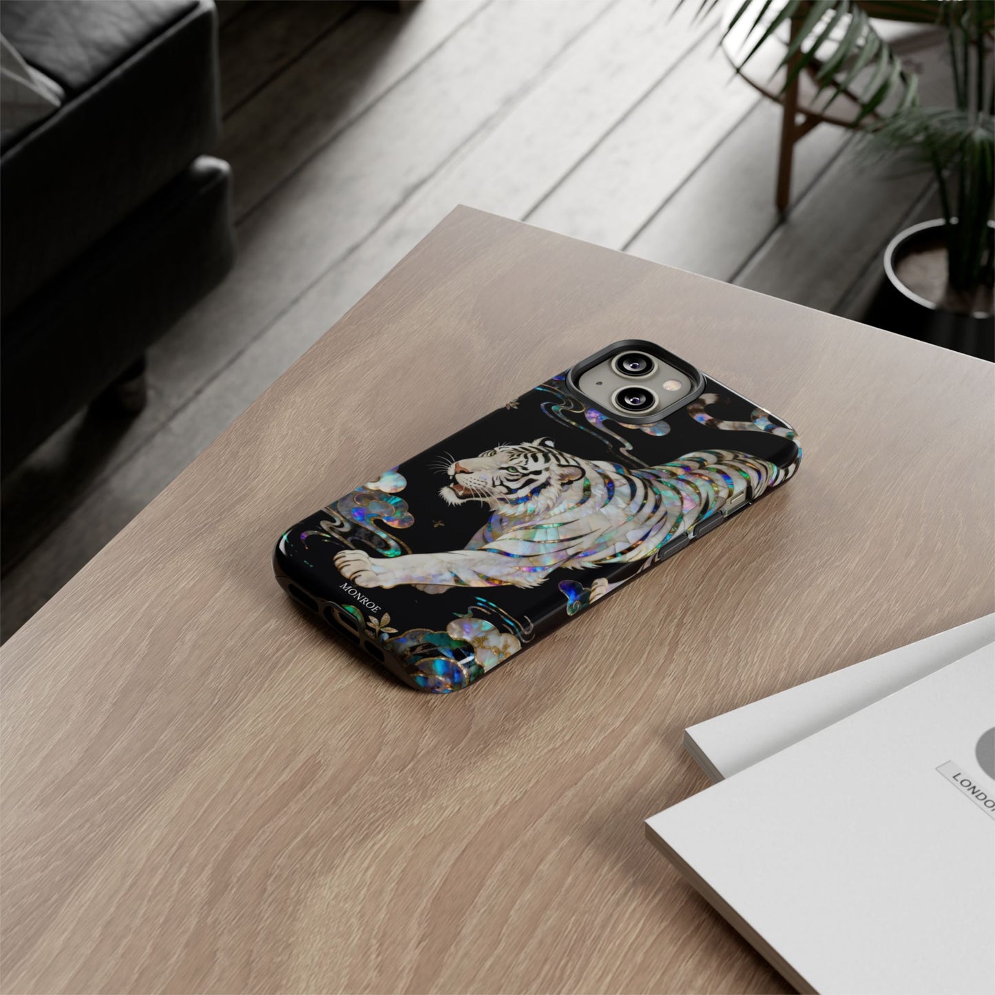 Iridescent White Tiger Tough Case