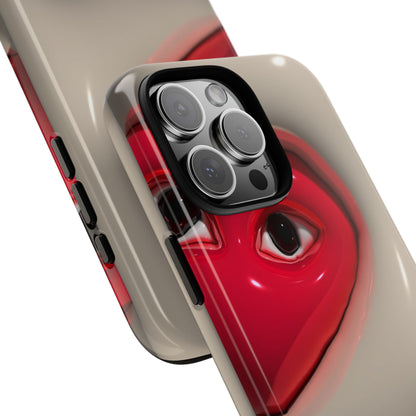 Red Heart Eyes Tough Case