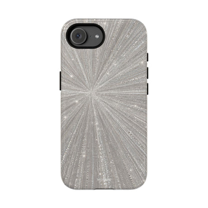 Sparkling Silver Burst Tough Case