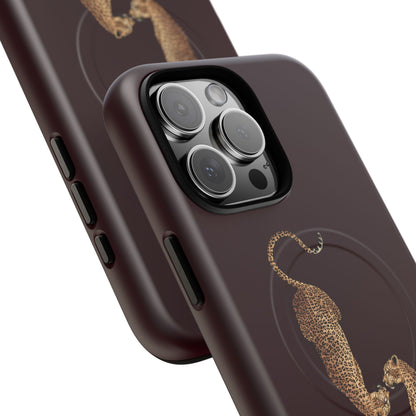 Burgundy Leopard Duo MagSafe Case