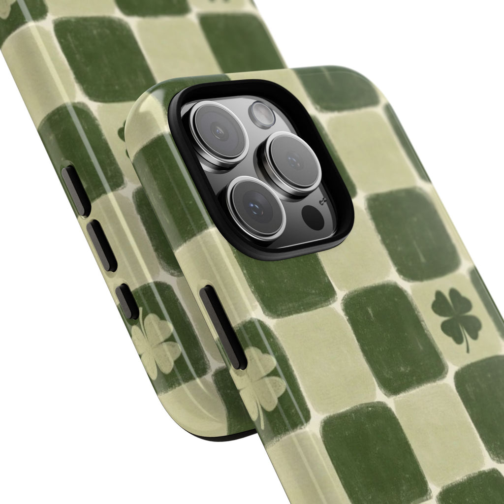 Clover Checker Tough Phone Case