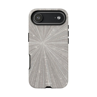 Sparkling Silver Burst Tough Case