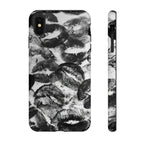 Black and Kiss Design Phone Case