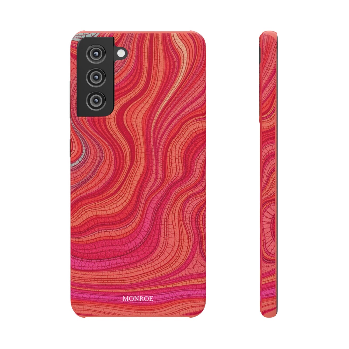 Retro Wavy Red Case