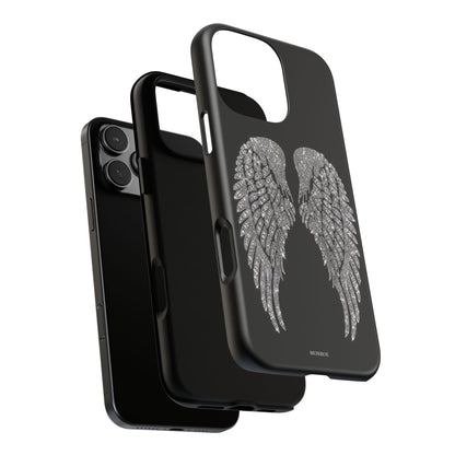 Silver Angel Wings Tough Case