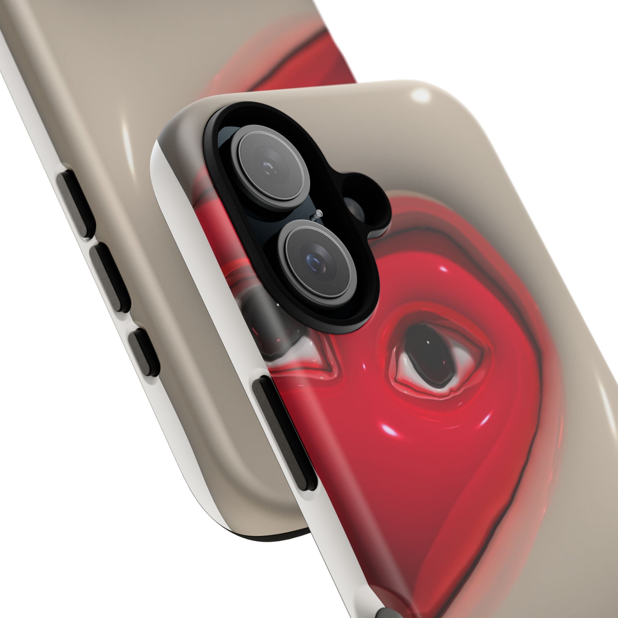 3D Hearts Phone Case