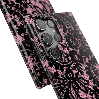 Pink Lace Pattern Case