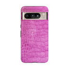Purple Croc Phone Case