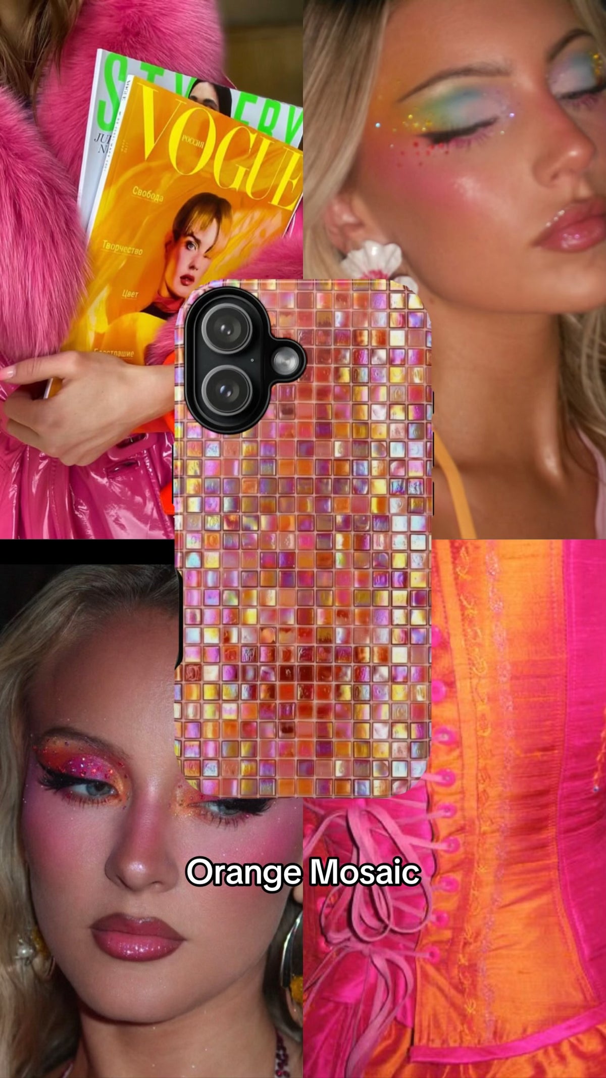 Orange Mosaic Case