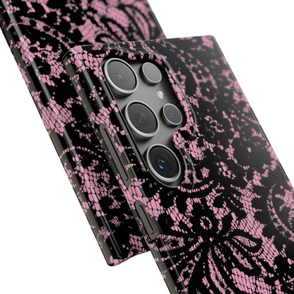 Pink Lace Pattern Case