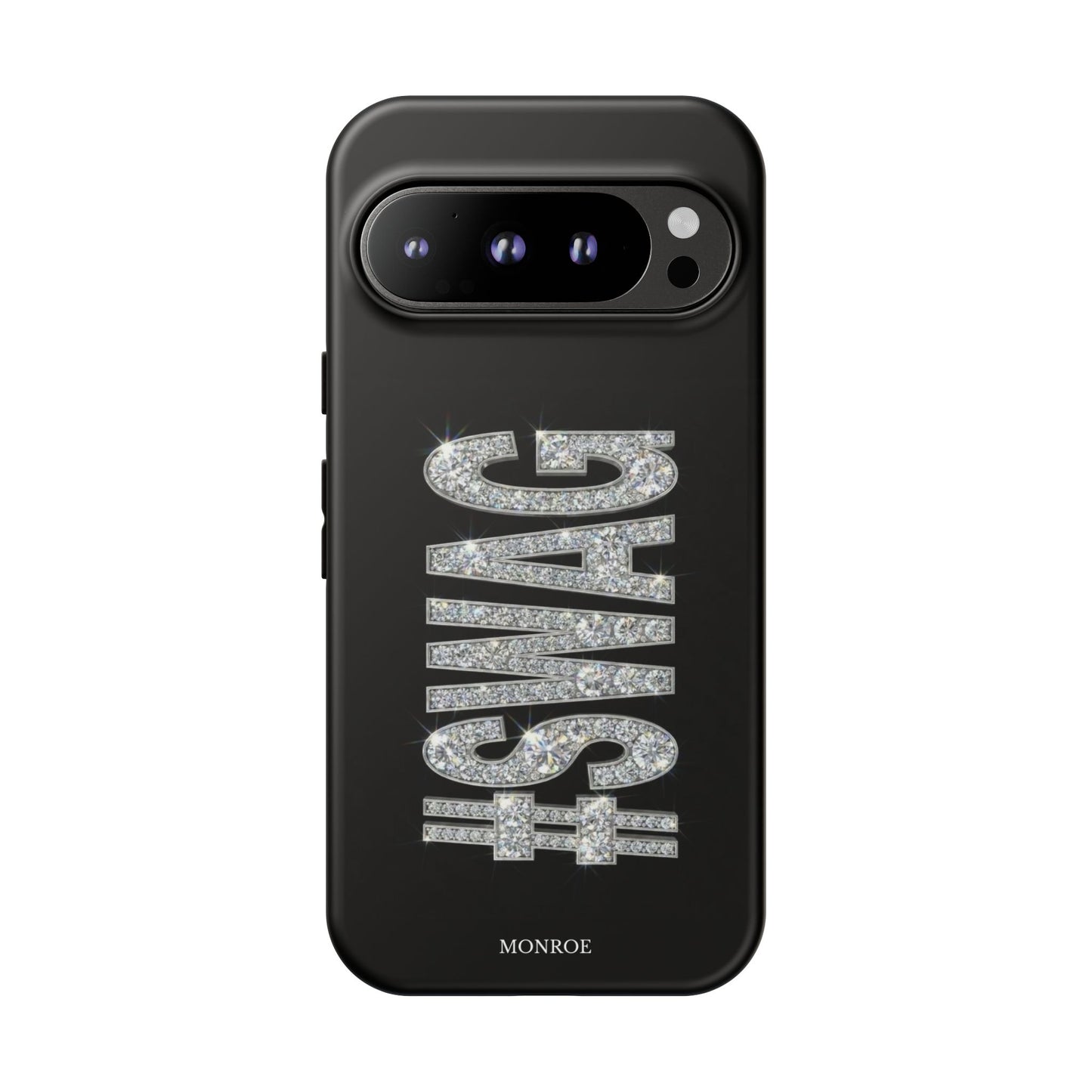 “#SWAG” Black Bling Tough Case