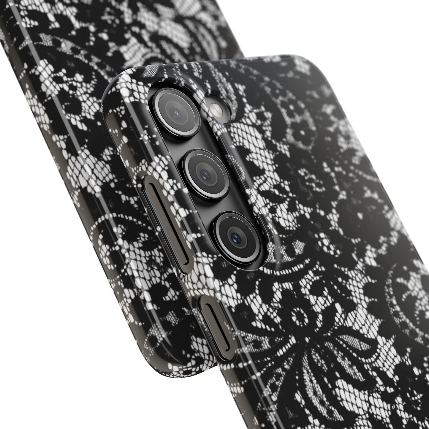 Black Lace Elegant Pattern Case