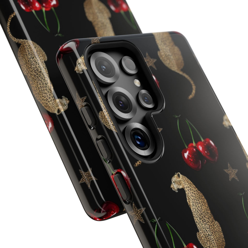 Leopards & Cherries Phone Case