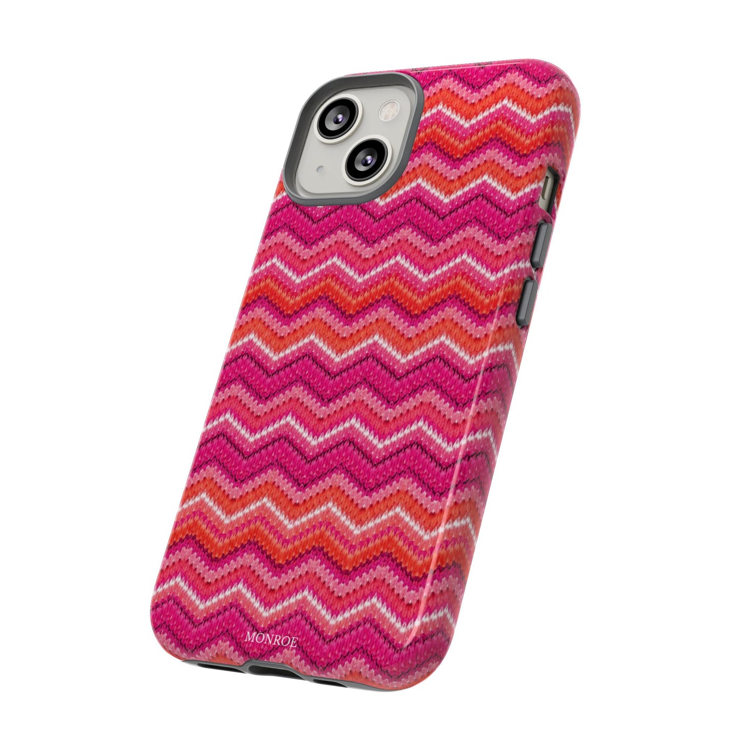 Pink Zigzag Tough Case