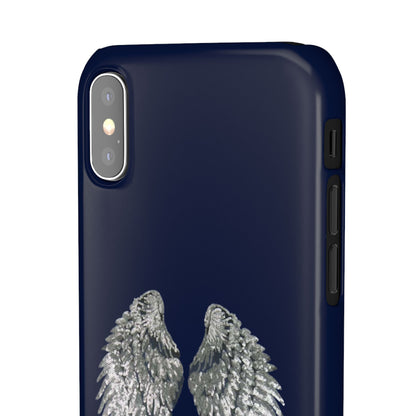 Navy Angel Wings Case