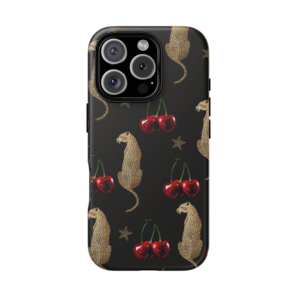 Leopards & Cherries Phone Case