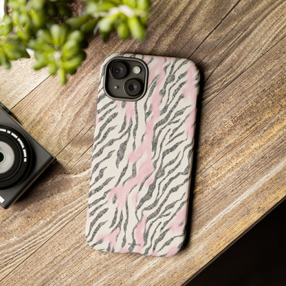 Light Pink Zebra Tough Case