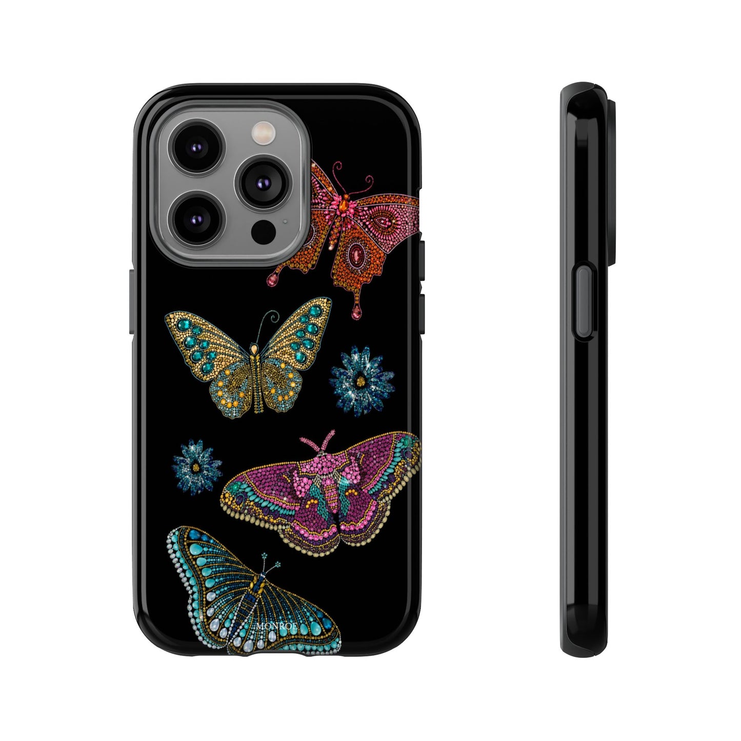 Butterfly Beaded Tough Case
