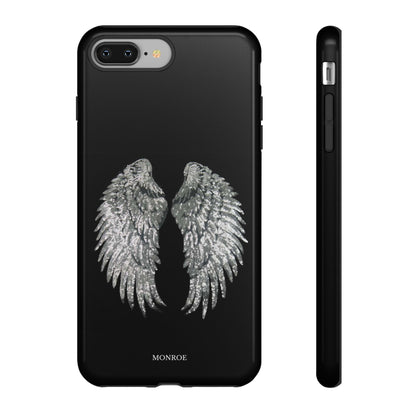 Silver Wings Black Tough Case