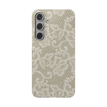 Vintage Beige Lace Case