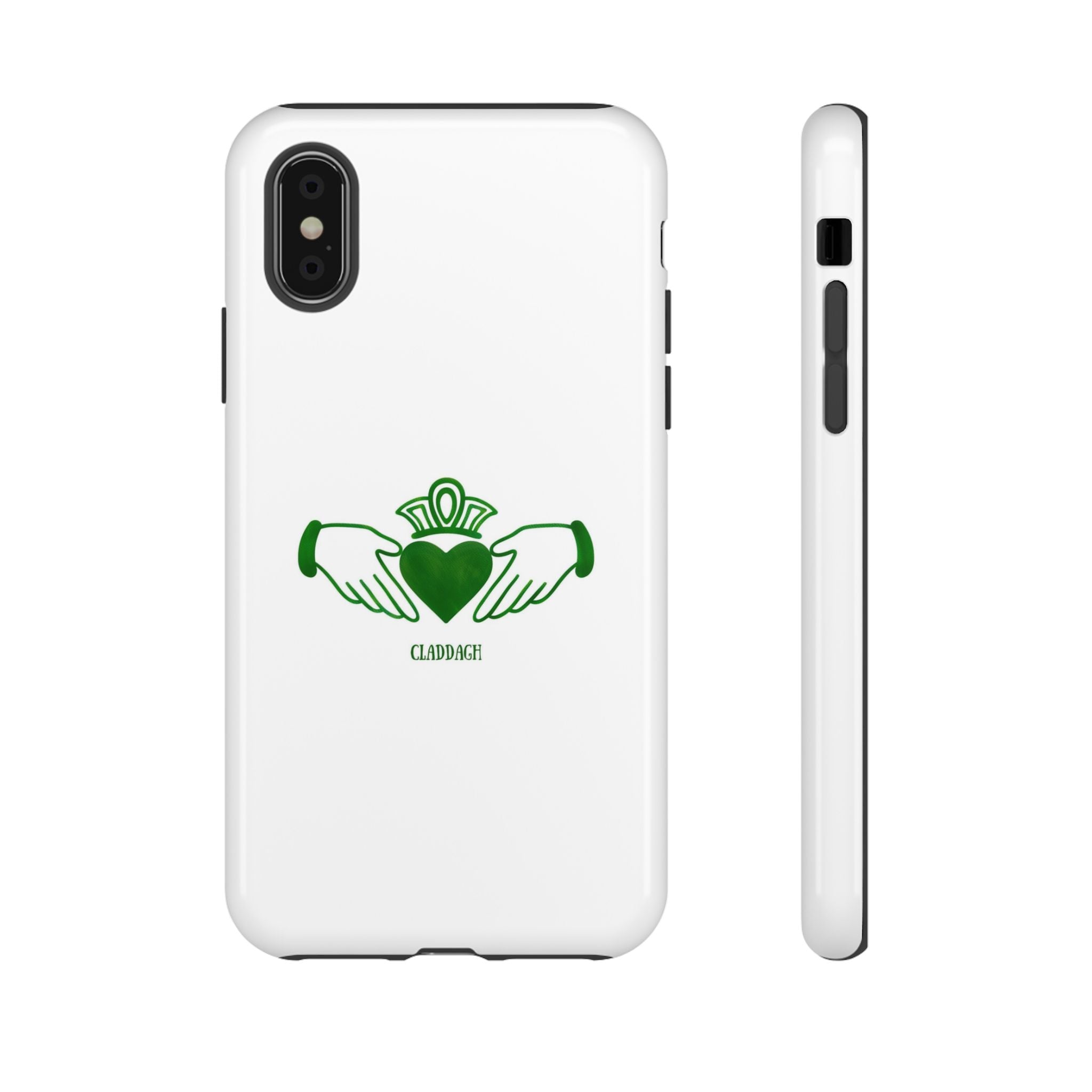 Irish Claddagh Symbol Green Tough Case