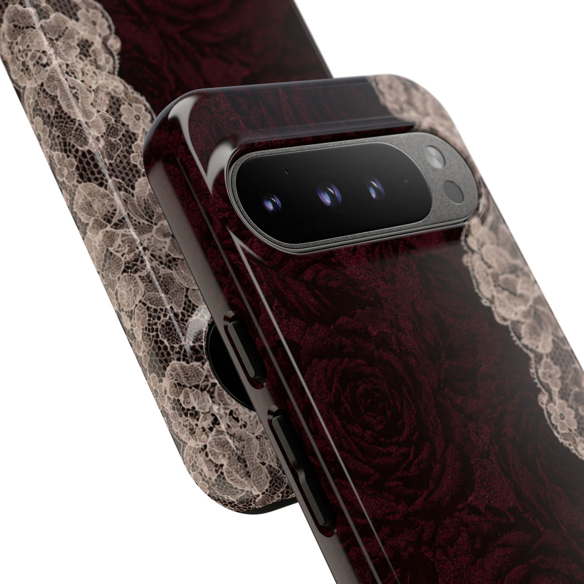 Burgundy Rose Tough Case