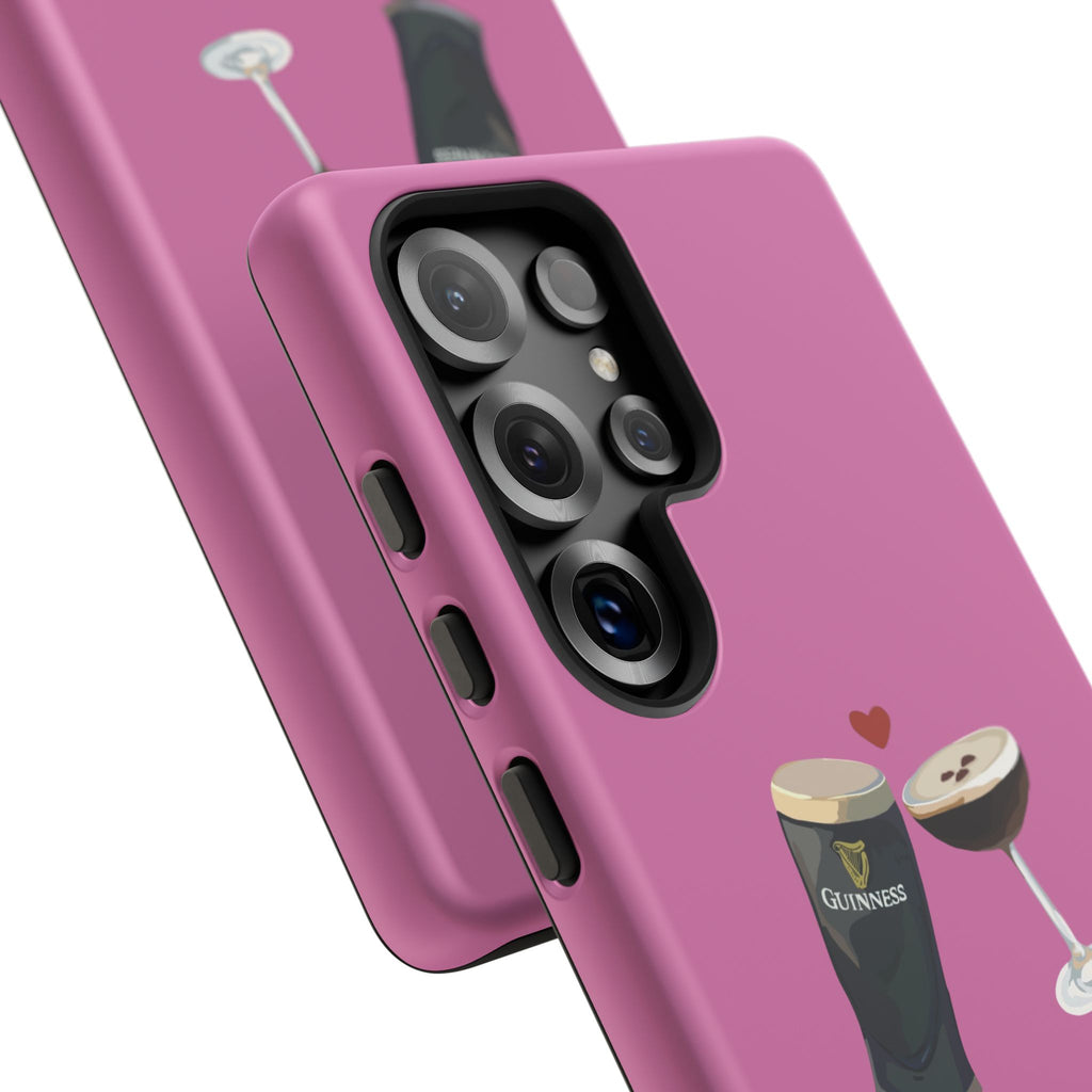 Pint & Wine Glass (Pink) Tough Case