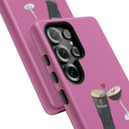 Pint & Wine Glass (Pink) Tough Case