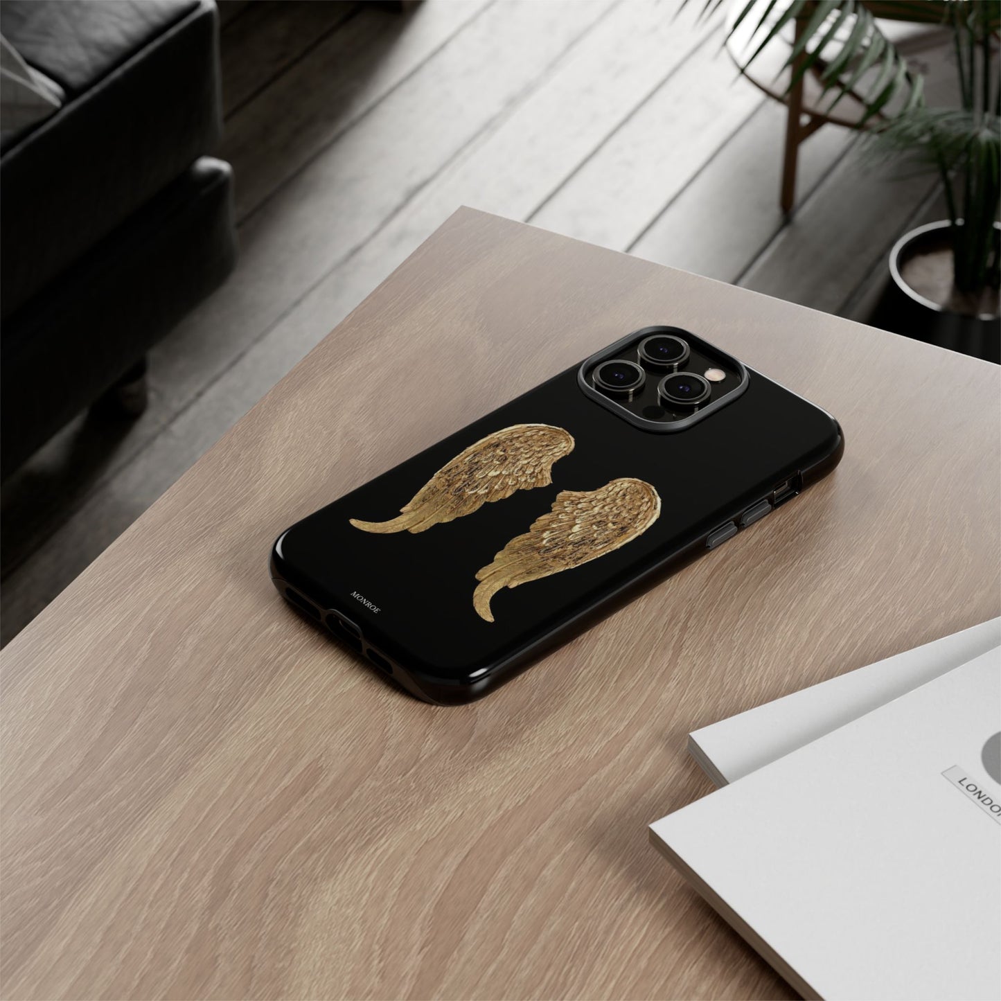Gold Angel Wings Tough Case