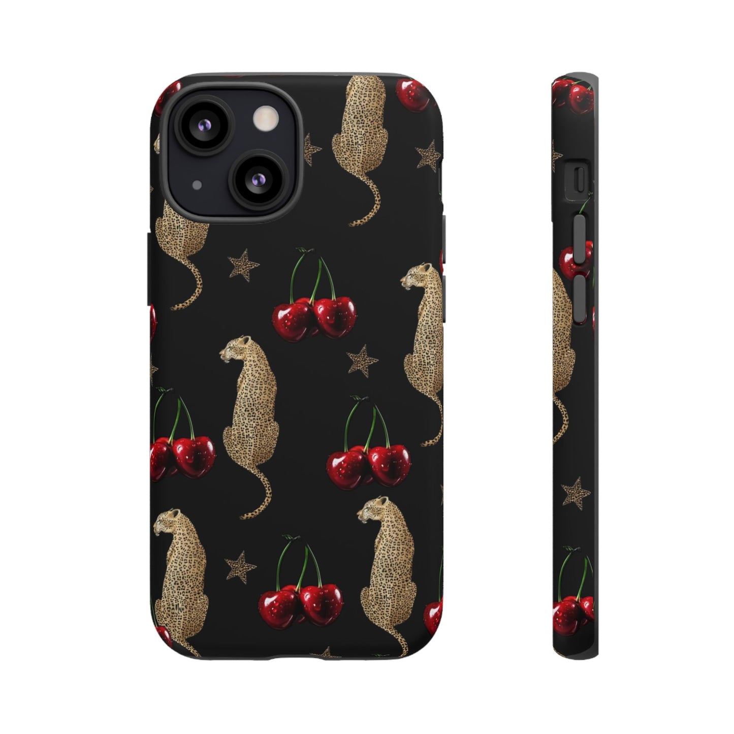Leopard & Cherry Tough Case