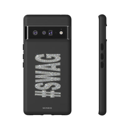 “#SWAG” Black Bling Tough Case