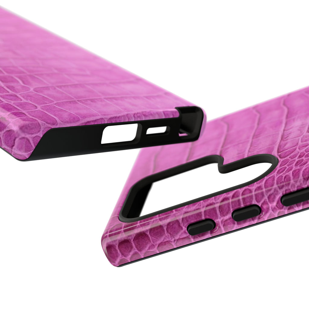 Purple Croc Phone Case